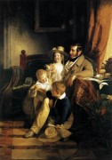 Friedrich von Amerling_1803-1887_Rudolf von Arthaber with his Children.jpg